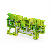 Клемма заземляющая push-in OptiClip CPG-2,5-QUATTRO-PE-I-(0,2-2,5)-PEN  331858  КЭАЗ