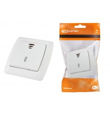 Выключатель на 2 направления 1 кл. с подсветкой 10А белый "Онега"   SQ1805-0006  TDM