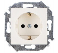 Simon 15 Сл. кость Розетка с/з Schuko, 16А 250В, винт. зажим  1591432-031  Simon