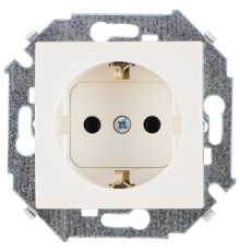 Simon 15 Сл. кость Розетка с/з Schuko, 16А 250В, винт. зажим  1591432-031  Simon