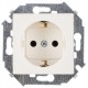 Simon 15 Сл. кость Розетка с/з Schuko, 16А 250В, винт. зажим  1591432-031  Simon