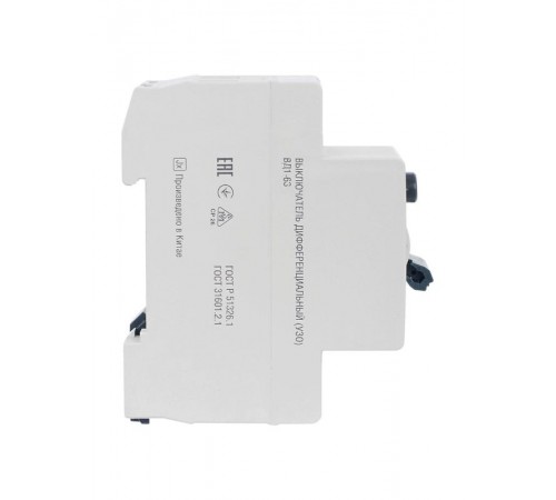 Выключатель дифференциальный (УЗО) ВД1-63 2п 16А 30мА тип AC  MDV15-2-016-030  GENERICA