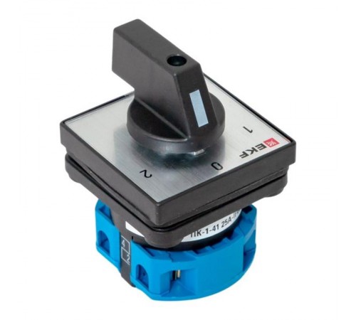 Переключатель кулачковый ПК-1-41 25А 1P "1-0-2" IP65  pk-1-41-25-65  EKF