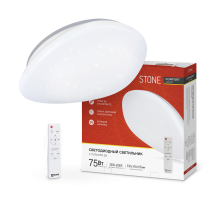 Светильник светодиодный COMFORT STONE 75Вт 230В 3000-6500K 6000Лм 530x105мм с пультом ДУ  4690612035642  IN HOME