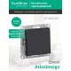 AtlasDesign Карбон Переключатель 1-клавишный, сх.6, 10АХ, механизм  ATN001061  SE