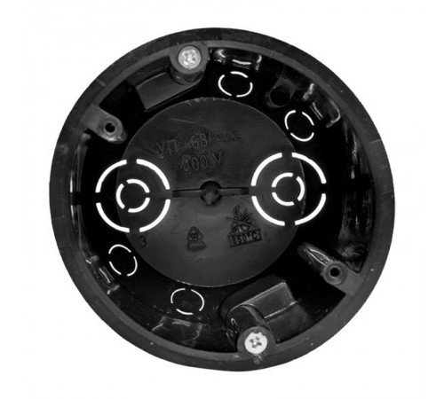 Коробка установочная универсальная 80х70 КМП-020-028 с металлическими лапками и крышкой  plc-kmp-020-028  EKF