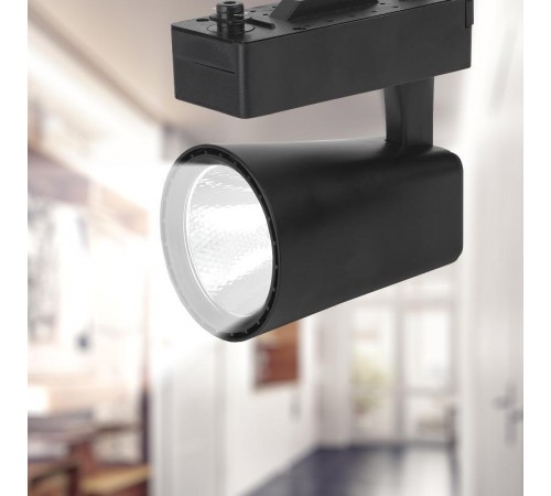 Светильник светодиодный трековый TR4-30 BK 30Вт 4000К IP20 черный  Б0032167  ЭРА