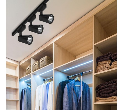 Светильник светодиодный трековый TR4-30 BK 30Вт 4000К IP20 черный  Б0032167  ЭРА