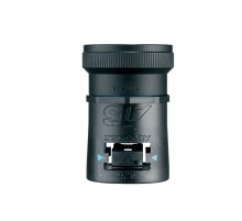 Фитинг AT34/U175/SFA/BLB, прямой, РА66/алюминий/эласт., черный/голубой, резьба U175, d34, 10 шт. в пачке  7TCA296170R0584  ABB