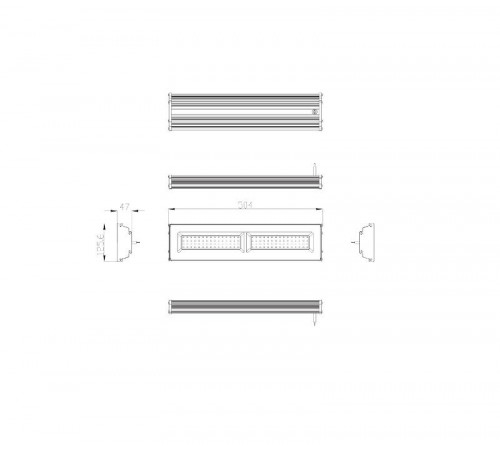 Светильник светодиодный промышленный подвесной IP65 100Вт 10500Лм 5000К Кп<5% SPP-403-0-50K-100 КСС Д IC  Б0046672  ЭРА