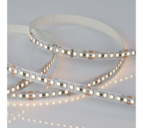 Лента светодиодная теплый свет 3000K ULS-2835-168LED/m-10mm-IP20-DC24V-14W/m-5M-3000K  UL-00005875  Uniel
