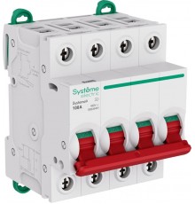 Systeme9 Выключатель нагрузки (ВН) 4P 100A 400В  S9S40491  SE