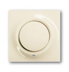 Клавиша для механизма 1-клавишного выкл./перекл./кнопки, с красной линзой серия impuls, цвет слоновая кость  1753-0-0076   2CKA001753A0076  ABB