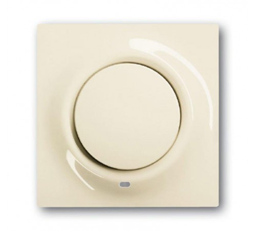 Клавиша для механизма 1-клавишного выкл./перекл./кнопки, с красной линзой серия impuls, цвет слоновая кость  1753-0-0076   2CKA001753A0076  ABB