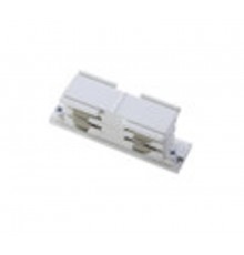 Соединитель шинопровода CTL-CON-1 жесткий двусторонний прямой белый  60680DEK  DEKraft