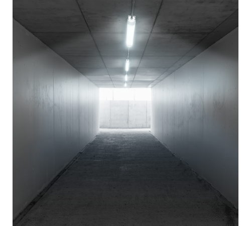 Светильник светодиодный промышленный линейный 18Вт 1230lm 6500К IP65 570*60*55мм мат. с возм. соед. в линию  843424318  Gauss