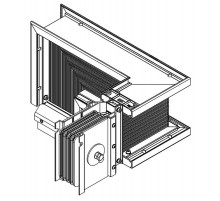 Секция Z лев. вниз 1000А Cu 3L+N+PER IP55 тран. IEK  LB-1000C4-35-F-ZLD  IEK