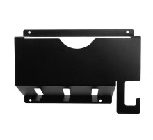 Держатель для угловых шлифмашинок до 230мм, настенный, с крючками, черный  38-0658  REXANT