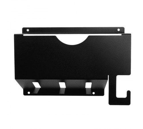 Держатель для угловых шлифмашинок до 230мм, настенный, с крючками, черный  38-0658  REXANT