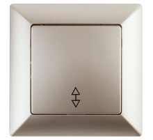 4-103-04 Intro Переключатель, 10А-250В, СУ, Solo, шампань  Б0043280  Intro