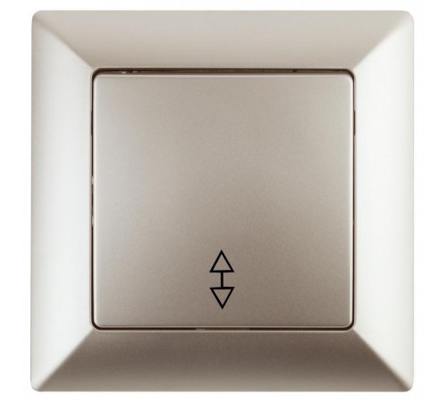 4-103-04 Intro Переключатель, 10А-250В, СУ, Solo, шампань  Б0043280  Intro