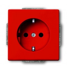 Розетка SCHUKO 16А 250В, со шторками, серия solo/future, цвет оранжевый  2013-0-5324   2CKA002013A5324  ABB