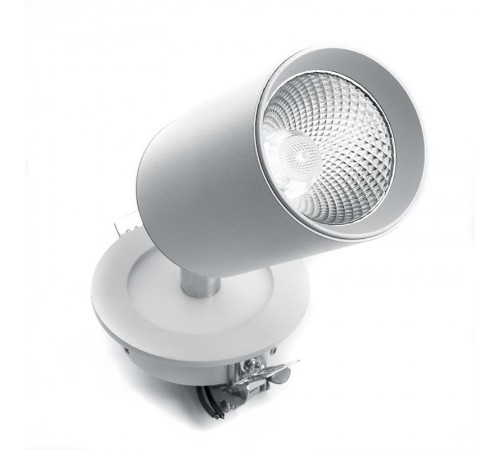 Светильник спот встраиваемый светодиодный AL180, 10+3W, 900Lm, 4000K, 35 градусов, белый  32706  FERON