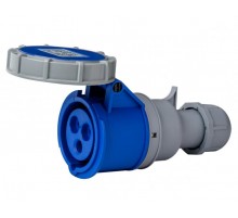 Розетка перен. 2Р+РЕ 16А 220В IP67 РП-103  26136DEK  DEKraft