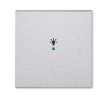 ABB Levit Серебро Клавиша 1-ая с символом освещения free@home  6220H-A01001 70  2CHH621001A4070  ABB