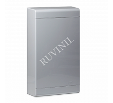 Щиток тусо о/п на 36 мод. с двер. 520х303х117,5мм (серый с непрозрачной дверцей)  68036С  Рувинил