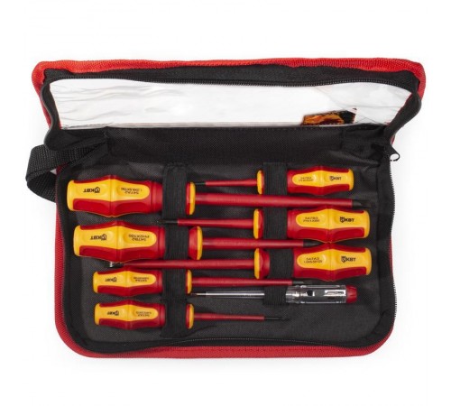 Набор диэлектр. отверток "Профи" НИО-08-S  87130  КВТ