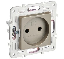 SKANDY Розетка без з/к/ш 10А SK-R02Sh шампань  SK-R10-10-K37  IEK