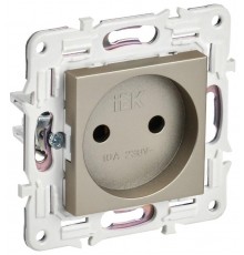 SKANDY Розетка без з/к/ш 10А SK-R02Sh шампань  SK-R10-10-K37  IEK