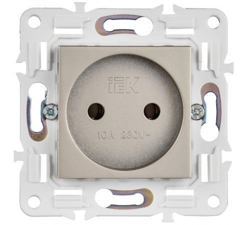 SKANDY Розетка без з/к/ш 10А SK-R02Sh шампань  SK-R10-10-K37  IEK