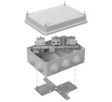 Коробка огнестойкая для о/п 40-0310-FR10.0-6 Е15-Е120 RAL7035 150х110х70 (6 шт/кор) серая  40-0310-7035-FR10.0-6  Промрукав