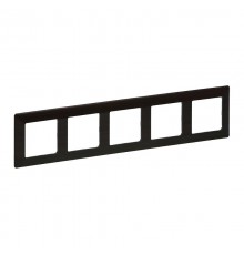 Valena LIFE Темное дерево Рамка 5-ая  754175  Legrand