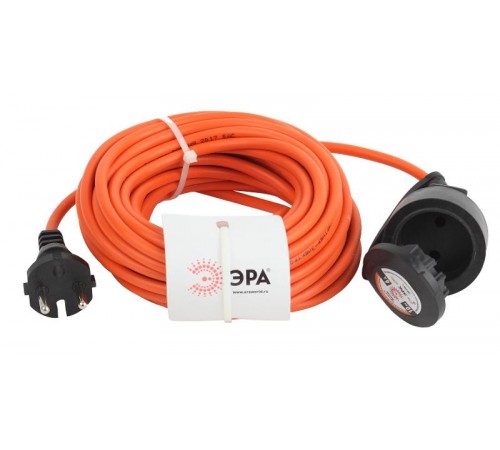 Удлинитель силовой ЭРА UPx-1-2x0.75-10m-IP44 в бухте б/з 1 гн 10м ПВС 2х0.75  Б0043036  ЭРА