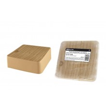 Коробка распределительная КР 75х75х28 о/п сосна, с клем. колодкой, IP40, инд. штрихкод  SQ1401-0406  TDM