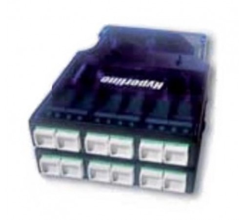 Кассета PPTR-CSS-1-6xDLC-SM/GN-BLд. оптич.претерминир.реш.,6дупл.порт.LC/APCд.одномодов.каб.,синий корпус/зеленые порты  235663  Hyperline