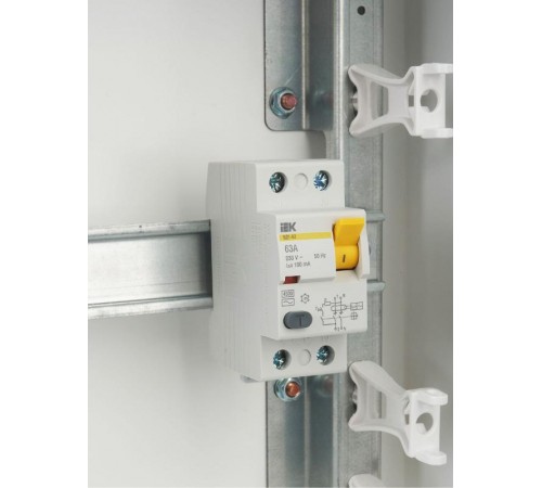 Выключатель дифференциальный (УЗО) ВД1-63 2п 63А 100мА тип AC  MDV10-2-063-100  IEK