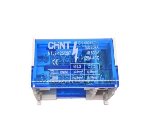 Шина нулевая в корпусе на DIN (NTJ2) 2х7  810000  CHINT