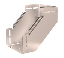 Угол вертикальный внутренний 90 градусов Стандарт INOX (AISI 409) 150х100  PR16.3379  Промрукав