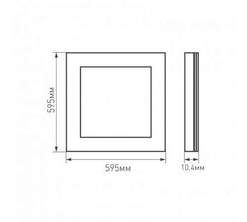 Панель IM-600x600A-40W White (Arlight, IP40 Металл, 3 года)  023144(1)  Arlight