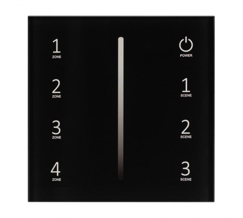 Панель Sens SMART-P41-DIM Black (230V, 0/1-10V)  028112  Arlight