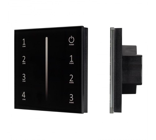 Панель Sens SMART-P41-DIM Black (230V, 0/1-10V)  028112  Arlight