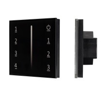 Панель Sens SMART-P41-DIM Black (230V, 0/1-10V)  028112  Arlight