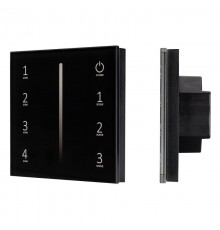 Панель Sens SMART-P41-DIM Black (230V, 0/1-10V)  028112  Arlight