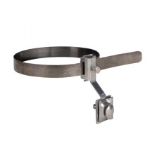 Держатель для труб универсальный D=(0-200) мм CZ полоса нерж. cталь EKF PROxima   lp-33220-cz   EKF