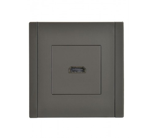 FORTE&PIANO Розетка HDMI FP340 серый  FP-H10-K03  IEK