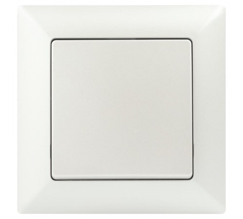 Переключатель  Solo 4-108-06 одноклавишный промежуточный, 10А-250В, IP20, СУ, перламутр   Б0053622  Intro